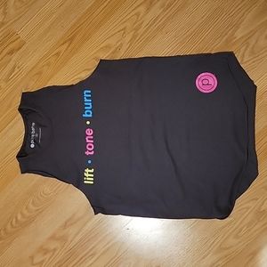 Pure Barre Tank Gray Medium